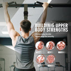 LEEKEY Resistance Bands, Exercise Bands with Handles,Pull Up Assist Bands - Band Set with Door Anchor - Bands for Working Out,Band for Men and Women Fitness Training,Home Workouts