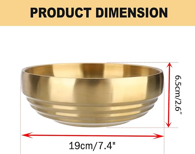7.4 Inches Key Bowl for Entryway Table Decorative Bowl Key Dish for Organizing Tabletop Catch All Gold Fruit Bowls for Kitchen Counter, Coffee Table