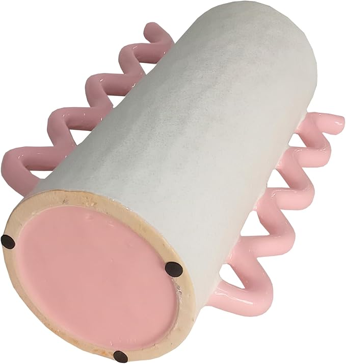 アビテ(Habiter) Avite IG-201-PK Ceramic Umbrella Stand Delanna Umbrella Stand (Pink) 8.1 x 5.1 x 13.0 inches (20.5 x 13 x 33 cm)