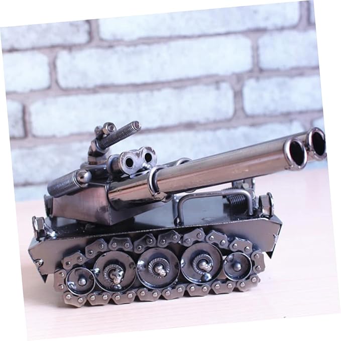 Vehicle Decoration Home Decor Iron Model Tank Model Metal Decorations Metal Vehicle Decoration