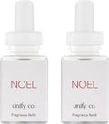Pura & Unify Co. Home Scent Refill - Smart Home Air Diffuser - Long-Lasting Luxury Fragrance per Refill - Home Essential - Clean & Safe Diffuser Fragrance - 2 Pack, Noel