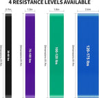 Pull Up Assistance Bands Set 5 LBS - 230 LBS, Long Resistance Bands for Pull Ups Working Out, Gym Workout Bands for Men Exercise Muscle Training and Shape Body - Carry Bag Included