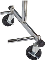 HOME IT Clothes Rack for Hanging Clothes - Heavy Duty Commercial Grade Chrome for Clothing, Garment Rack Adjustable, Collapsible, Expandable Clothing Rack, 200 LBS Capacity