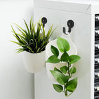 Fruvocado Magnetic Wreath Hanger for Front Doors, 2 Pack Wreath Holder for Steel Door Metal Wreath Hook for Wreath Decorations