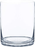 Royal Imports Flower Glass Vase Decorative Centerpiece for Home or Wedding - Cylinder Shape (5" Wide x 6" Tall, Clear)