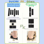 Portable Wooden Slant Board for Calf Stretching Squats Calf Stretcher Pilates Physical Therapy Equipment Adjustable Incline Board for Knees Ankle Heel Feet Leg