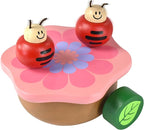 I'm Wooden Music Box Mechanism - Rock n Roll Dancing Bug on Flower Playing Minuet No.3 for Kids (Ladybug)