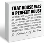 Motivational Home Decor, Literary Home Decor, Inspirational Saying, Living Room Decorate, Family Wall Desk Decoration, Rustic Farmhouse Wall Decoration, Office Accessories 5.1x5.1inches C24