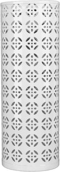 Metal Round Umbrella Stand Rack, Freestanding Tall Round Basket Umbrella Holder Bin for Entryway Home Office (S)