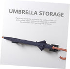 HEALLILY Elegant Wall-mounted Umbrella Rack Pp Material Rust- Storage Rack for Fresh Produce