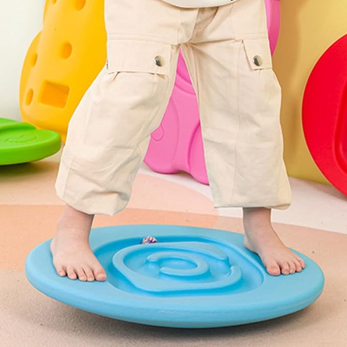 Wobble Board, Kid Rocking Snail Balance Board for Kids Children Maze Balance Board, Indoor and Outdoor Play Snail Balance Board for Kids Snail Balance Board Snail Board for Kids