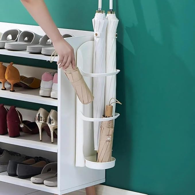 Umbrella Stand, Wall Mounted Umbrella Holder Rack Space Saving Organizer, Umbrella Rack Organizer for Hallway Home Office