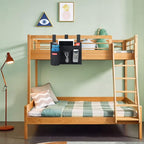 Zafit Hanging Bedside Caddy, Bedside Storage Organizer for Magazine, Phone, Remote control (4 Pockets-Black)