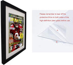Goldfinch 2 Packs Sports Magazine Frames Displays Magazines Measuring 8 x 10.5 inches with White Core Matting,Suitable for 1994-Current Collector's Edition Sports Magazines with Installed Hangers