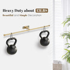 2 Pack Wall Jewelry Organizer, 14.5'' Necklace Holder for Hanging Earring, Ring, Bracelet, Hairband, Glasses Storage, Decorative Space-Saving Jewelry Display-Gold