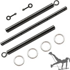 Sovyime Black Portable Exercise Spreader Bar, Restore Pilates Sports Aid Training Fitness Gear Pilates Aid Kit, Home Yoga Gym Kit (Black)