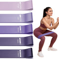 Resistance Loop Exercise Bands for Working Out, Fitness Elastic Bands, Workout Bands for Home Gym, Stretching, Yoga, Pilates, Physical Therapy (5pcs Set)