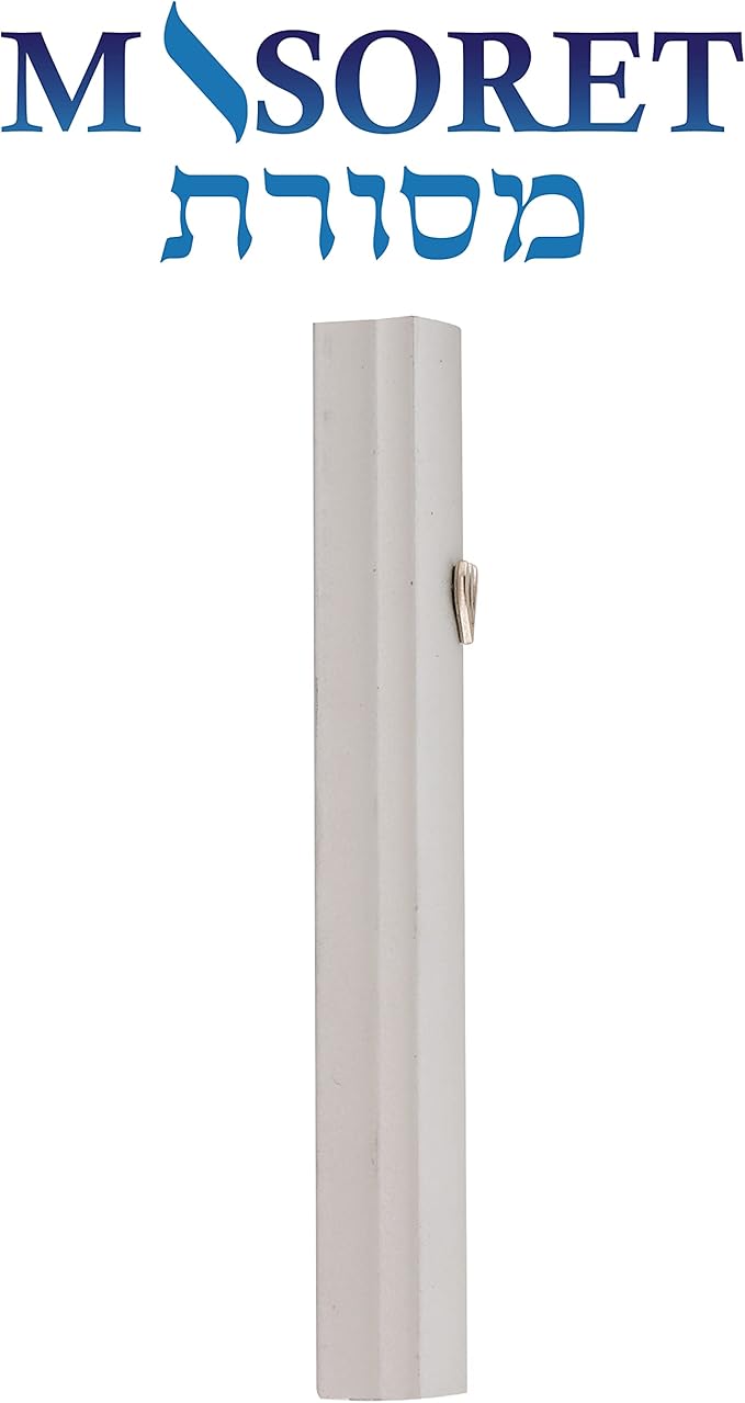 1-Piece Aluminum Door Mezuzah Cases: Special Profile, No Holes, 4-Inch 10cm Hebrew Parchment Scroll Holder Boxes