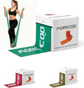 MORECOO Resistance Bands 25 Yard Roll, Level 1, 2, 3 Professional Latex Physical Therapy Band, Exercise Bands for Working Out, Pilates, Upper & Lower Body Exercises & Rehab