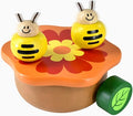 I'm Wooden Music Box Mechanism - Rock n Roll Dancing Bug on Flower Playing Minuet No.3 for Kids (Bee)