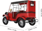 que Car Model, Vin Retro Car, Iron Crafts Desktop Ornament with Dte Ship, Metal or Home Bar,