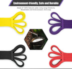 VEICK Resistance Bands for Working Out, Exercise Bands, Workout Bands, Pull Up Assistance Bands, Long Heavy Stretch Bands Set for Men Women, Power Weight Gym at Home Fitness Equipment