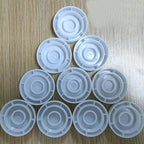 10 Pack Vacuum Storage Bags Cap Replacements Sealing Cover 24mm Thread Screw Valve Caps for Space Saver Sealer Bag Airtight Shrink Compression Zipper Storage Bags
