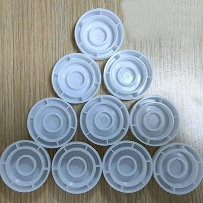 10 Pack Vacuum Storage Bags Cap Replacements Sealing Cover 24mm Thread Screw Valve Caps for Space Saver Sealer Bag Airtight Shrink Compression Zipper Storage Bags