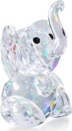 DUQGUHO Crystal Elephant Gifts for Women - Cute White Decor, Glass Figurine, Inspirational Gift for Mom - Home Animal Ornament Statue