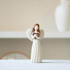 Remembrance Angel Figurine - Sympathy Gift for Loss of Loved One, Memorial Keepsake for Women - Memorial Hand-Painted Figurine to Hold Each One Safely in Your Heart - Life Was a Willow Branch Heart