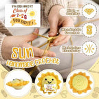 Class of 2026 Graduation Gifts Positive Crochet Sun Doll, Emotional Support Crochet Dolls - Graduation Gifts, College and Masters Graduates Congratulations Present