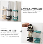 Cabilock 12sets Wall Hanging Umbrella Racks Stylish Umbrella Holders for Entryway Compact Design for Neat Storage Material Rounded Corners for Home Organization
