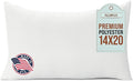 Pillowflex Premium Polyester Throw Pillow Insert - 14x20 Ultra Soft Large Rectangle Throw Pillow, Couch Sham, Lumbar, Back, Sofa - Machine Washable - Decorative Accent Form - 1 Soft Pillow