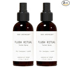 Muse Apothecary Flush Ritual - Aromatic & Refreshing Toilet Spray, Use Before You Go, 4 oz, Infused with Natural Essential Oils - Aloe + Eucalyptus + Lavender, 2 Pack