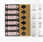 Satya Smudge Incense Stick – Hand-Rolled Indian Masala Incense for Meditation, Yoga & Spiritual Cleansing Pack of 6 (Palo Santo)