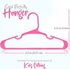 Utopia Home 60 Pack Kids Hangers - 11.5 Inch Plastic Baby Hangers for Closet - Childrens Hanger for Clothes & Infant Hanger for Closet - for Everyday Standard Use (Pink)