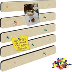 Bulletin Board Cork Board Cork Boards for Walls Cork Board for Office Pin Board Bulletin Boards for Walls (White)