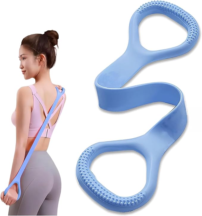 Fitness Resistance Band,Stretch Bands for Working Out Women or Men(Blue)