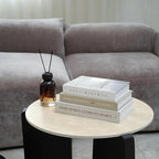 3 PCS Faux Decorative Books for Home Decor-Coffee Table Books Decor-Aesthetic Fake/Faux Books for Decoration,libros Decoration for Coffee Table, Shelf Accessories (Eight THE Space Soft)