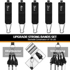 VEICK Resistance Bands, Exercise Bands, Workout Bands, Resistance Bands for Working Out with Handles for Men and Women, Exercising Bands for Fitness Weights Work Out at Home