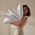 Feather Throw Pillow Inserts Set of 4, Soft Fluffy Square 20 x 20 Inches Decorative Pillow Insert, Feather and Down Euro Pillows for Bed, Couch and Cushion