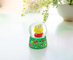 Sanrio Keroppi Holiday Mini Adult Snow Globe with Swirling White Flakes | Collectible Keepsake Display | 3 Inches Tall