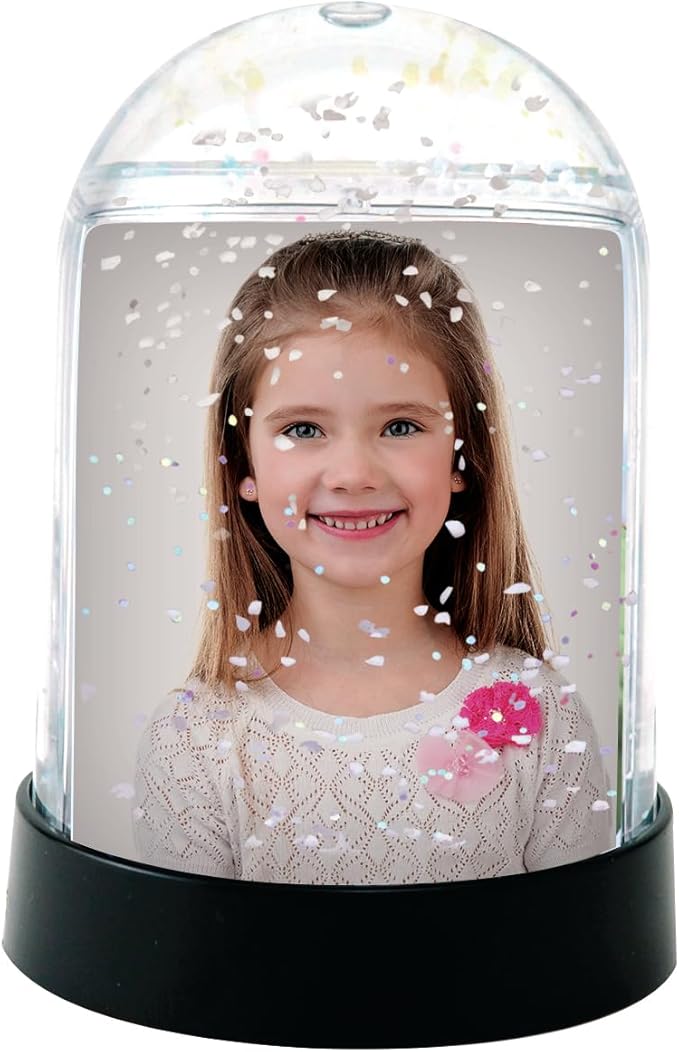Neil Enterprises Inc. 2" x 2.875" Vertical Clear Photo Snow Globe