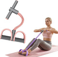 Pedal Resistance Band with Handles, 2026 Upgrade Multifunction Elastic Yoga Resistance Band, 6-Tube Pedal Resistance Band with Handle for Full Body Workout, Yoga, Stretching, Waist, Arm, Leg
