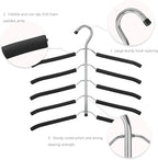 DOIOWN Blouse & Shirt Hangers - Non Slip Space Saving Stainless Steel Closet Organizer (4)