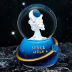 Snow Globe, Astronaut Snow Globes for Kids Boys Girls, Musical & Automatic Snowflakes, Snow Lantern Glittering, Great Gift for Dreamer! Christmas Birthday Valentines Day Gifts for Boys(B)
