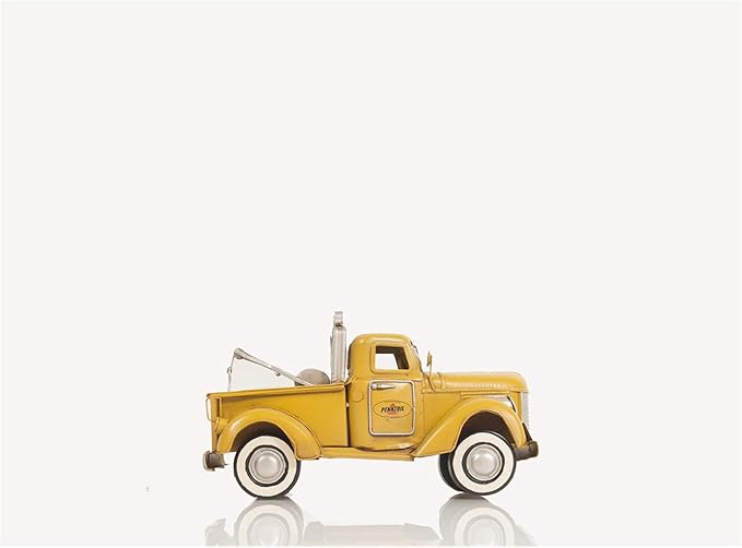 Old Modern Handicrafts 1926 Pennzoil Tow Truck Yellow Metal - A Perfect Décor for Home & Office - 12" L x 6" W x 7" H Inches.