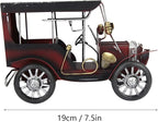 Metal Antique Vintage Car Model, Old Vintage Car Model, Antique Car with Miniature Classic Car Arts for Office Home Desktop Decoration