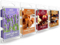 UCC Plant Based All Natural Fall Wax Melts, Highly Scented Fragrances, Long Lasting Premium Soy Scented Melts Cubes, Wax Melts Tarts, Colored Wax Melt - 4 Pack