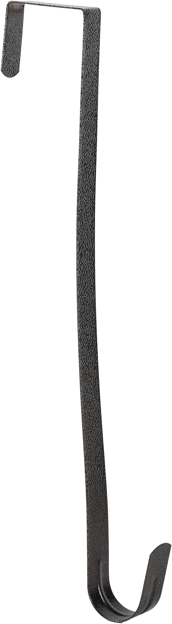 Sattiyrch 12" Wreath Hanger for Front Door,Steel Over The Door Hanger Hook,Wreath Door Hanger(Textured Bronze, 2)
